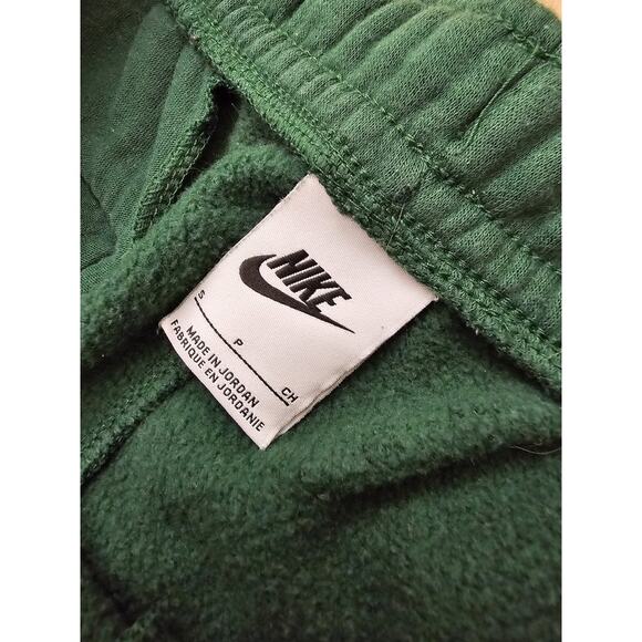 Nike Mens Black Club Fleece Joggers CJ1616 - Team Pants - Green Size Small - Picture 7 of 13